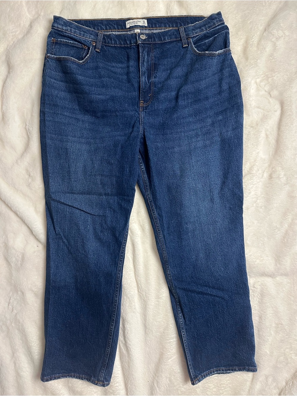 Abercrombie & Fitch Blue Denim Ultra High Rise Jeans